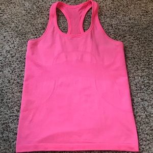 Lululemon Swiftly Tank (Bright Pink - Size 8)